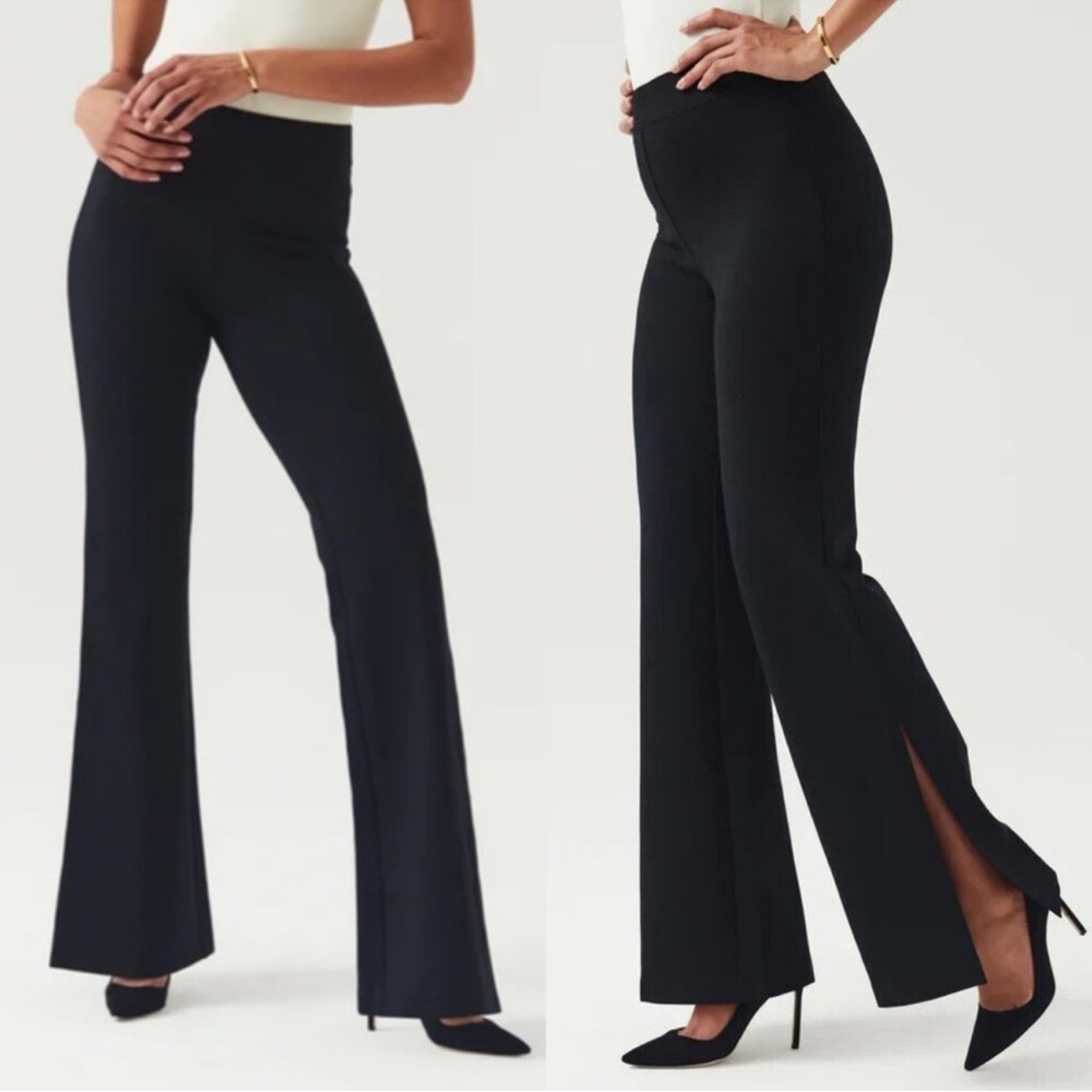 NWOT Immaculate Spanx The Perfect Pant Wide Leg Double Split Hem Size: S/P